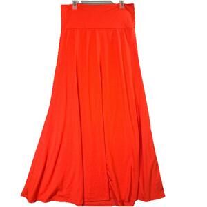 Lularoe Women’s Maxi Skirt Size Large Solid Red NWOT Valentine’s Day